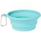 Show in main carousel: Frisco Silicone Collapsible Travel Bowl with Carabiner, Teal, Medium: 3 cup slide 1 of 8
