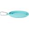 Show in main carousel: Frisco Silicone Collapsible Travel Bowl with Carabiner, Teal, Medium: 3 cup slide 3 of 8