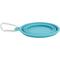 Show in main carousel: Frisco Silicone Collapsible Travel Bowl with Carabiner, Teal, Small: 1.5 cup slide 4 of 7