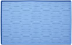 Frisco Silicone Dog & Cat Food Mat, Blue, Large