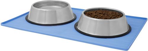 Show full view: Frisco Silicone Dog & Cat Food Mat, Blue, Large slide 4 of 8