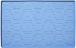 Frisco Silicone Dog & Cat Food Mat, Blue, Medium
