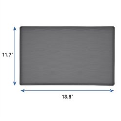Frisco Silicone Dog & Cat Food Mat, Gray, Medium slide 2 of 5