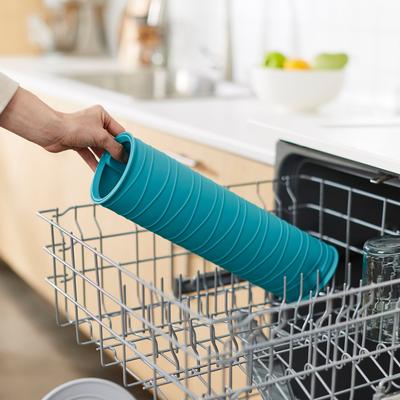 Show full view: Frisco Silicone Dog & Cat Food Mat, Teal, Large slide 5 of 7