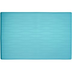 Frisco Silicone Dog & Cat Food Mat, Teal, Medium