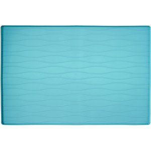 Frisco Silicone Dog & Cat Food Mat, Teal, Medium