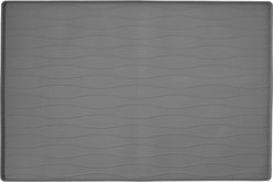 Frisco Silicone Food Mat, Gray, Large + Bones Non-skid Ceramic Dog Bowl, 4.50 Cups slide 2 of 9