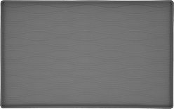 Frisco Silicone Food Mat, Gray, Medium & Frisco Marble Design Stainless Steel Double Elevated Dog Bowls, 3 Cups, Black Stand slide 2 of 8