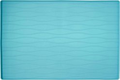 Frisco Silicone Food Mat, Teal, Large + Bones Non-skid Ceramic Dog Bowl, 2.5 Cups slide 2 of 9