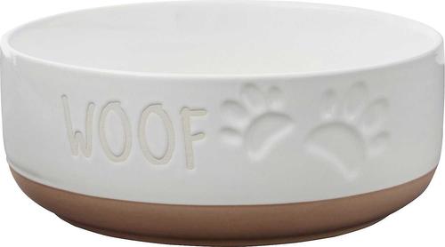 Show full view: Frisco Silicone Food Mat, Teal, Large + Paw Prints Non-skid Ceramic Dog Bowl, 8.25 Cups slide 6 of 9