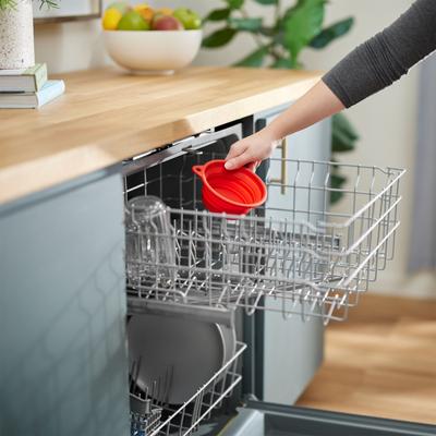 Show full view: Frisco Silicone Pet Travel Bowl, Red, Small: 1.5 cup slide 5 of 8