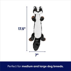 Frisco Skunk Skinny Plush Squeaky Dog Toy, Medium/Large slide 2 of 6