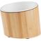 Show in main carousel: Frisco Slanted Non-Skid Elevated Bamboo Melamine Bowl with Bamboo Stand, Large: 6 cup slide 1 of 11