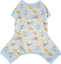 Frisco Sleepy Sloths Dog & Cat Jersey PJs, X-Large