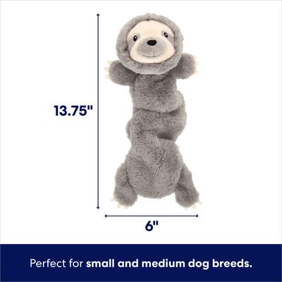 Show full view: Frisco Sloth Bungee Plush Squeaky Dog Toy, Small/Medium slide 2 of 7