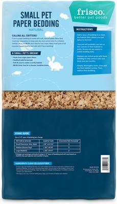 Show full view: Frisco Small Animal Bedding, Natural, 2 pack, 72-L Total slide 2 of 7