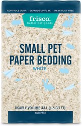 Frisco Small Animal Bedding, White, 2 pack, 86-L Total