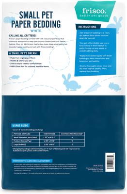 Show full view: Frisco Small Animal Bedding, White, 2 pack, 86-L Total slide 2 of 7