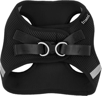 Show full view: Frisco Small Breed Soft Vest Step In Back Clip Dog Harness, Black, 18 to 21-in chest slide 5 of 9