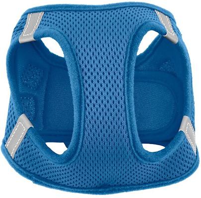 Show full view: Frisco Small Breed Soft Vest Step In Back Clip Dog Harness, Blue, 12 to 15-in chest slide 5 of 8