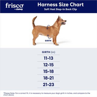 Frisco Small Breed Soft Vest Step In Back Clip Dog Harness, Pink, 12 to 15-in chest slide 3 of 6