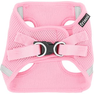 Frisco Small Breed Soft Vest Step In Back Clip Dog Harness, Pink, 12 to 15-in chest slide 4 of 6