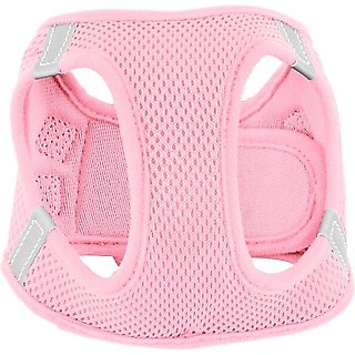 Frisco Small Breed Soft Vest Step In Back Clip Dog Harness, Pink, 12 to 15-in chest slide 5 of 6