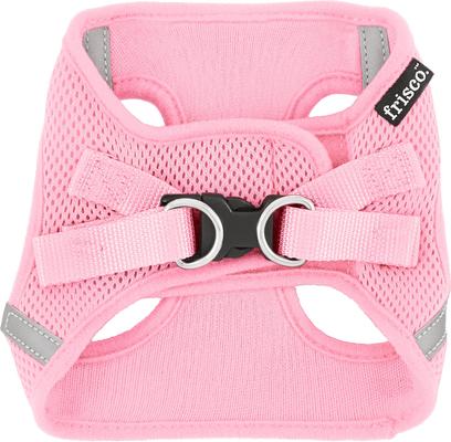 Show full view: Frisco Small Breed Soft Vest Step In Back Clip Dog Harness, Pink, 15 to 18-in chest slide 4 of 8