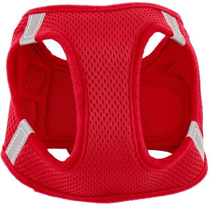 Show full view: Frisco Small Breed Soft Vest Step In Back Clip Dog Harness, Red, 11 to 13-in chest slide 5 of 8