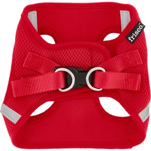 Frisco Small Breed Soft Vest Step In Back Clip Dog Harness, Red, 15 to 18-in chest