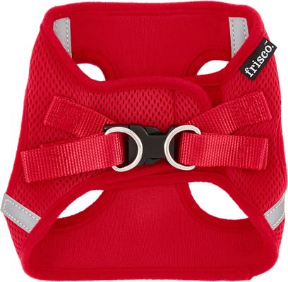 Show full view: Frisco Small Breed Soft Vest Step In Back Clip Dog Harness, Red, 15 to 18-in chest slide 4 of 8