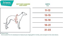 Frisco Small Breed Soft Vest Step In Personalized Back Clip Dog Harness, Black, 12 to 15-in chest slide 2 of 7