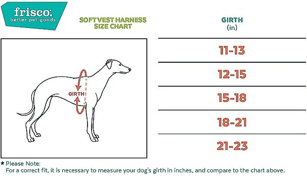 Frisco Small Breed Soft Vest Step In Personalized Back Clip Dog Harness