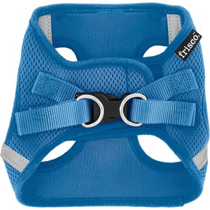 Frisco Small Breed Soft Vest Step In Personalized Back Clip Dog Harness, Blue, 12 to 15-in chest