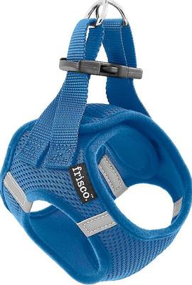 Show full view: Frisco Small Breed Soft Vest Step In Personalized Back Clip Dog Harness, Blue, 15 to 18-in chest slide 6 of 9