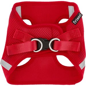 Frisco Small Breed Soft Vest Step In Personalized Back Clip Dog Harness, Red, 15 to 18-in chest