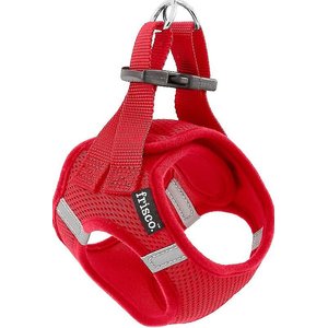 Frisco Small Breed Soft Vest Step In Personalized Back Clip Dog Harness, Red, 15 to 18-in chest
