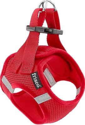 Show full view: Frisco Small Breed Soft Vest Step In Personalized Back Clip Dog Harness, Red, 15 to 18-in chest slide 6 of 9