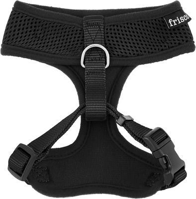 Show full view: Frisco Small & Medium Breed Soft Mesh Personalized Back Clip Dog Harness, 12 to 16.5-in chest, Black slide 5 of 8