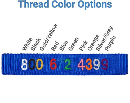 Show full view: Frisco Small & Medium Breed Soft Mesh Personalized Back Clip Dog Harness, 14 to 18.5-in chest, Blue slide 3 of 8