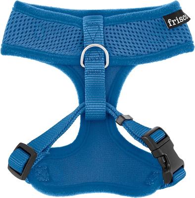 Show full view: Frisco Small & Medium Breed Soft Mesh Personalized Back Clip Dog Harness, 14 to 18.5-in chest, Blue slide 5 of 8
