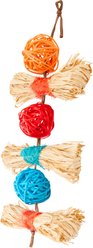 Frisco Small Pet Hanging Ball and Grass Chew Toy