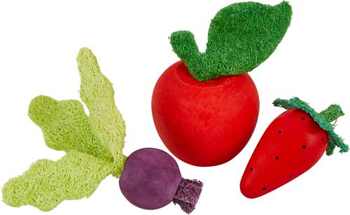 Show full view: Frisco Small Pet Wooden Fruit Assortment Chew Toy slide 1 of 5