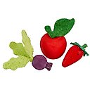 Frisco Small Pet Wooden Fruit Assortment Chew Toy