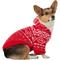 Show in main carousel: Frisco Snuggle Up Knit Dog & Cat Hoodie, Red DNU, Medium slide 1 of 11