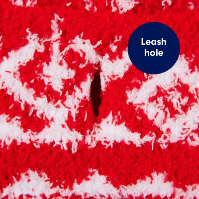 Show full view: Frisco Snuggle Up Knit Dog & Cat Hoodie, Red DNU, XX-Large slide 7 of 11