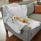Show in main carousel: Frisco Sofa Bed with Removable Cover, Medium, Gray + Eyelash Cat & Dog Blanket, Silver slide 9 of 10