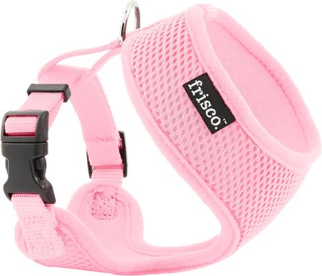 Show full view: Frisco Soft Mesh Back Clip Dog Harness, Pink, Small: 12 to 16.5-in chest slide 4 of 8