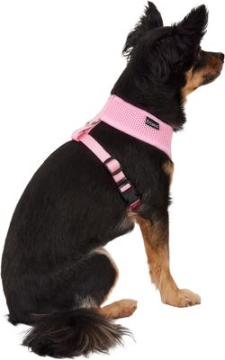 Show full view: Frisco Soft Mesh Back Clip Dog Harness, Pink, Small: 12 to 16.5-in chest slide 6 of 8
