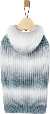 Show full view: Frisco Soft Multi Stripe Ombre Dog & Cat Hooded Sweater, Gray, X-Large slide 3 of 8